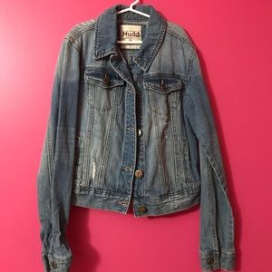 Maxi skirt and jean jacket combo!!